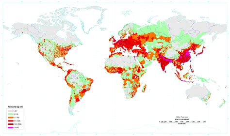 World Map By Population Density